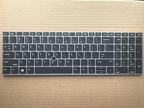 Original New for HP ZBook 15 G5 17 G5 L12764-001 L28407-001 US Backlit Keyboard
