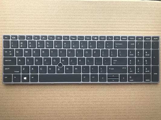 Original New for HP ZBook 15 G5 17 G5 L12764-001 L28407-001 US Backlit Keyboard