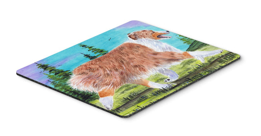 Caroline's Treasures SS8423MP Australian Shepherd Mouse Pad, Hot Pad or Trivet for Home Office Gaming Working Computers Laptop Mouse Mat,Washable