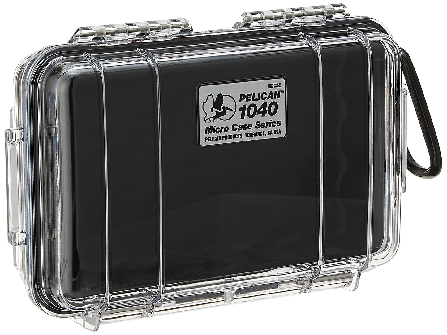 Pelican 1040 Micro Case (Black/Clear)