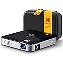 Kodak Luma 150 Wireless Mini Pico Projector Black - DLP, Supports 1080p, Built-in Speaker & Rechargeable Battery, HDMI/USB/microSD, Travel Case