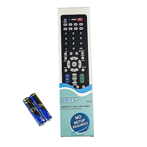HQRP Remote Control Compatible with Sharp LC-46E77UN LC-46LE620UT LC-46LE835U LCD LED HD TV Smart 1080p 3D Ultra 4K AQUOS