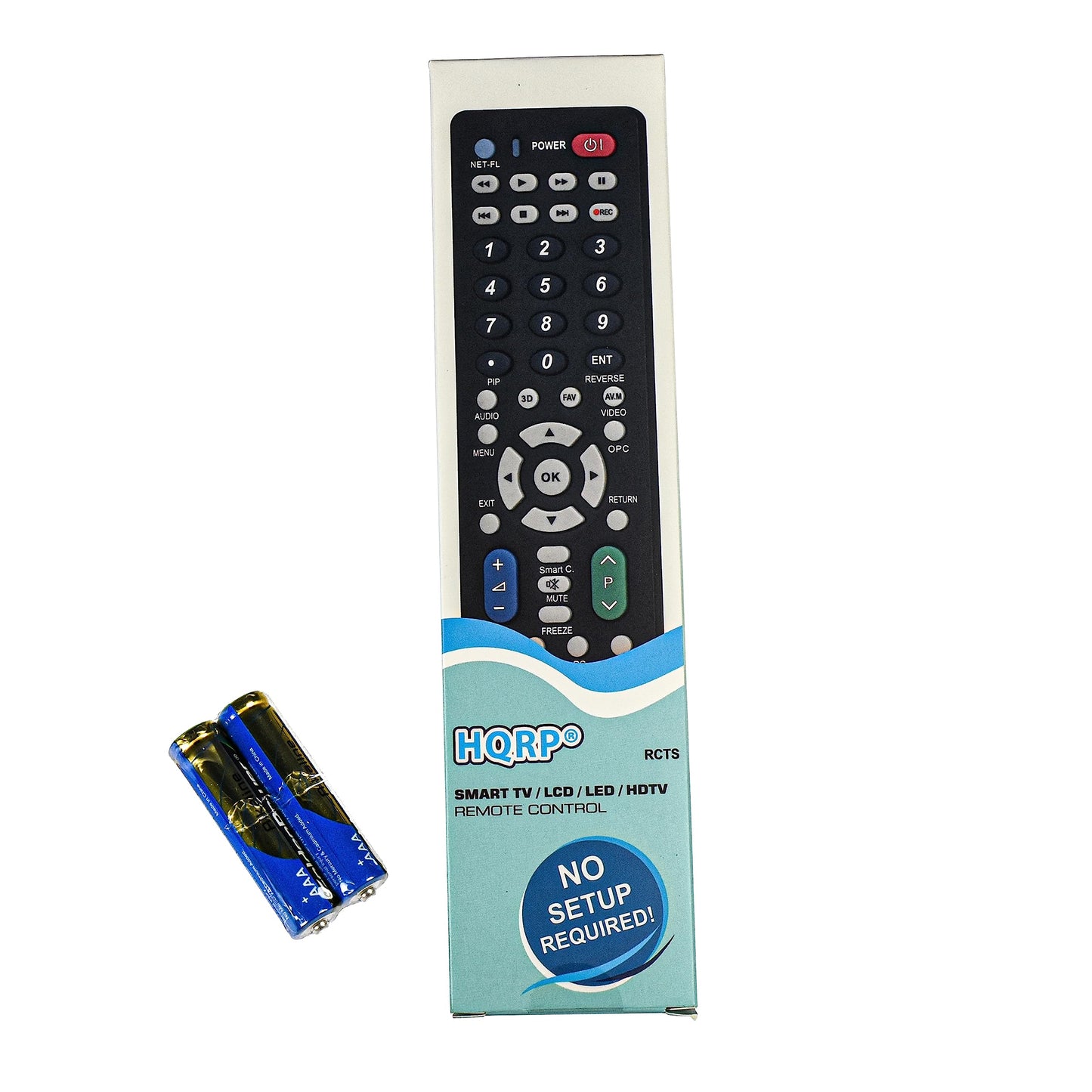 HQRP Remote Control Compatible with Sharp LC-46E77UN LC-46LE620UT LC-46LE835U LCD LED HD TV Smart 1080p 3D Ultra 4K AQUOS