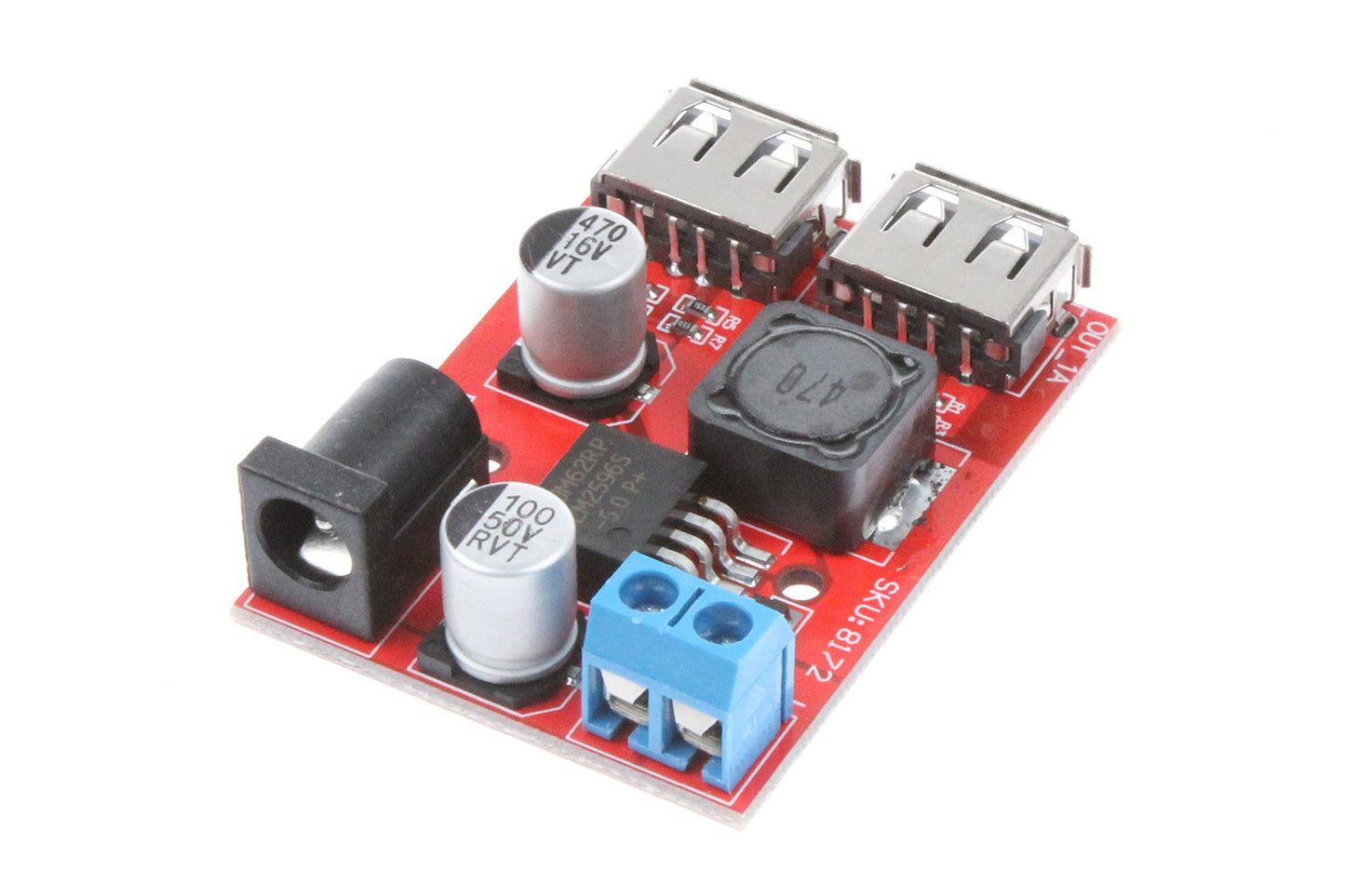 NOYITO 5V 3A Dual USB Power Supply Module DC12V 24V 36V 6-40V Buck to 5V Dual USB Output Charger Regulators