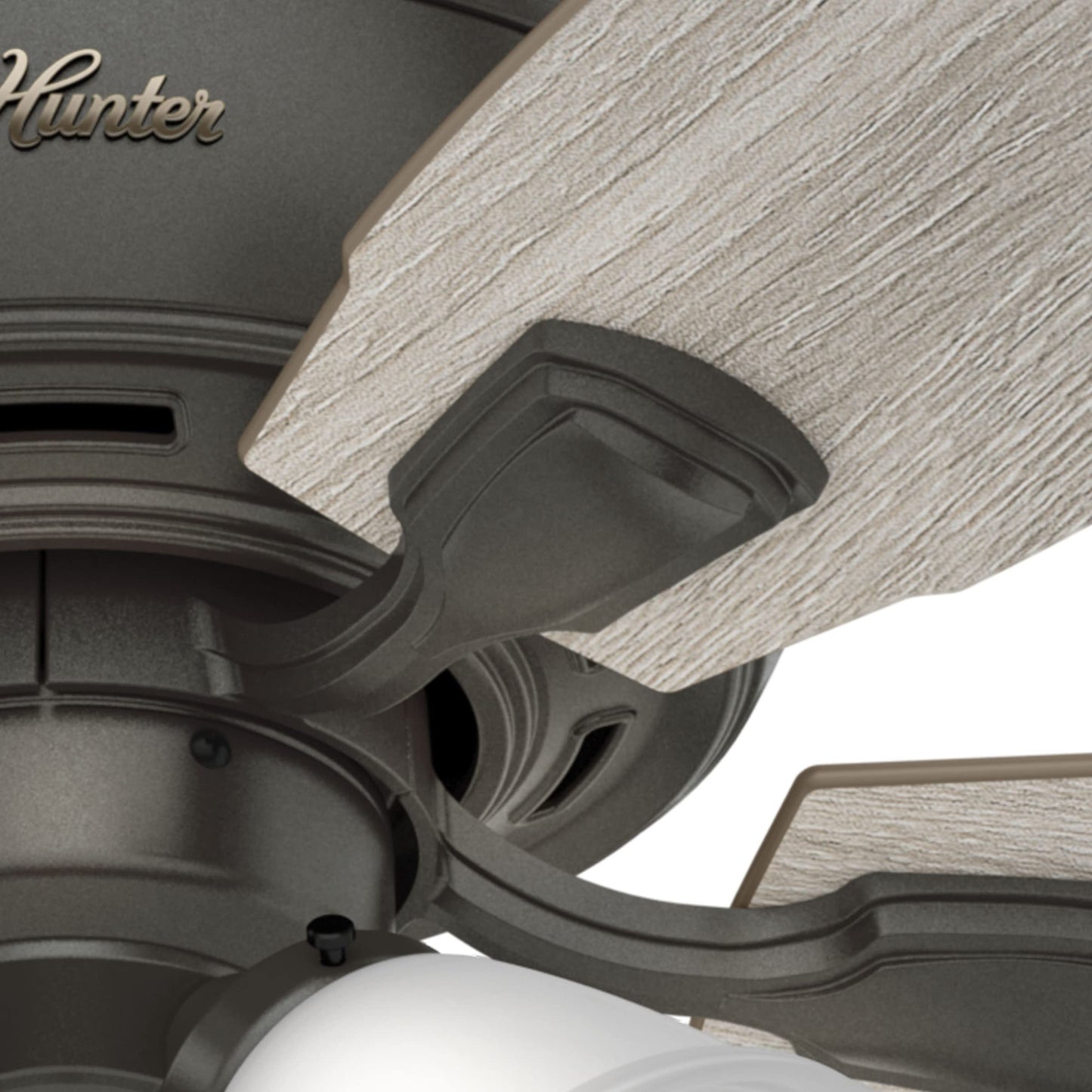 Amberlin Indoor Ceiling Fan with LED Light and Pull Chain Control
