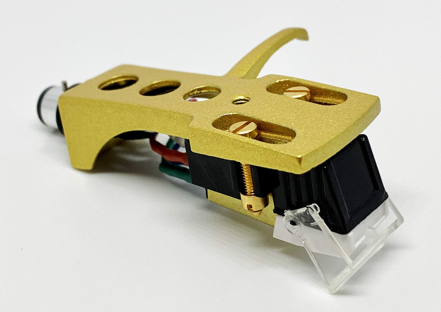 Cartridge and Stylus, needle and Gold Headshell with mounting bolts for Technics SL-1200, SL-1210, SL-1600, SL-1610, SL-1700, SL-235, SL-23A, SL-B2