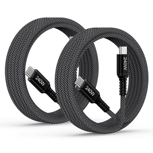 for Samsung Charger Cable 6FT 240W USB C to USB C Super Fast Charging Cord for Samsung Galaxy A17 Z Flip 7 FE Z Fold 7 A16 A36 S25 Ultra MacBook iPad
