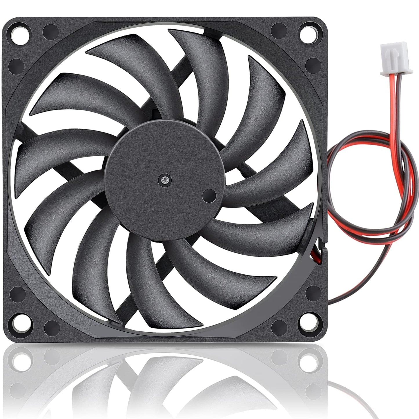 Gdstime 80mm x 80mm x 10mm DC 5V Brushless Cooling Fan 2PIN