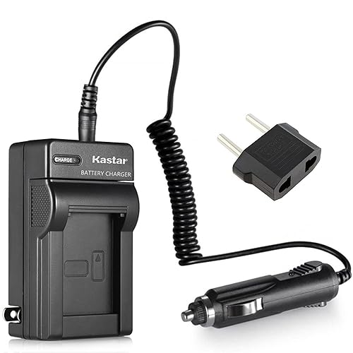 Kastar EN-EL14 Battery Charger with Car Adapter for Nikon Coolpix P7800 P7700 P7100 P7000 D5300 D5200 D3500 D3300 D3200 D5100 D3100 Digital Cameras