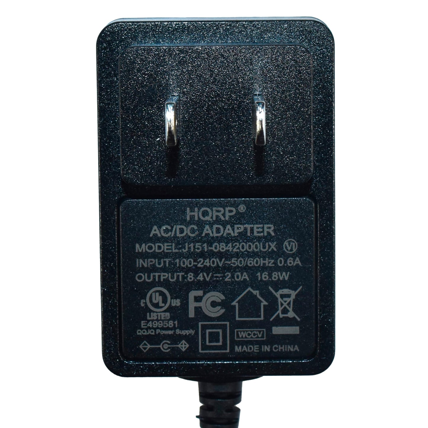 HQRP Wall AC Power Adapter Compatible with Canon VIXIA HV10 HV20 HV30 HV40 Camcorder - (incl. USA Plug & Euro Adapter)