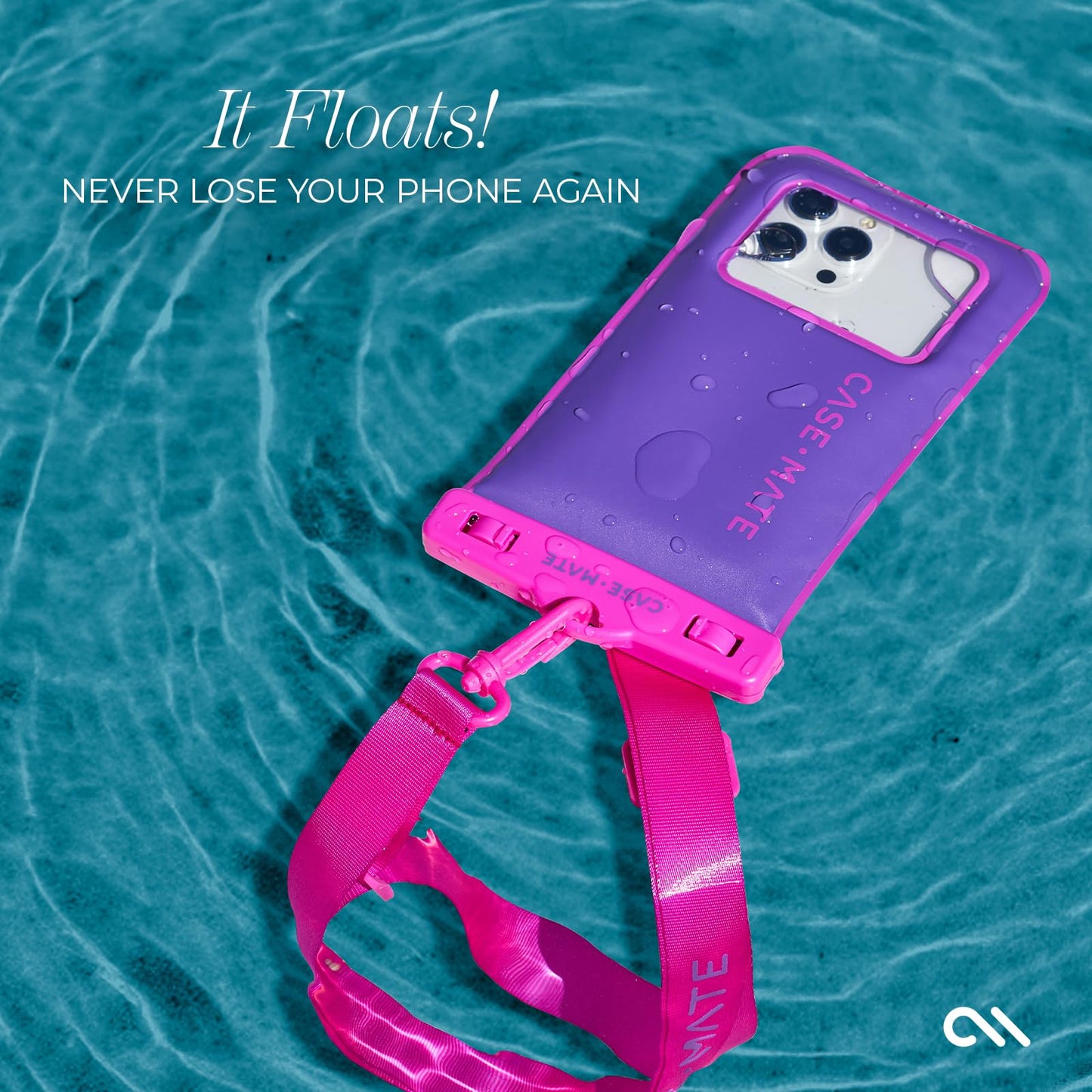Case-Mate IP68 Waterproof Phone Pouch - Purple Paradise