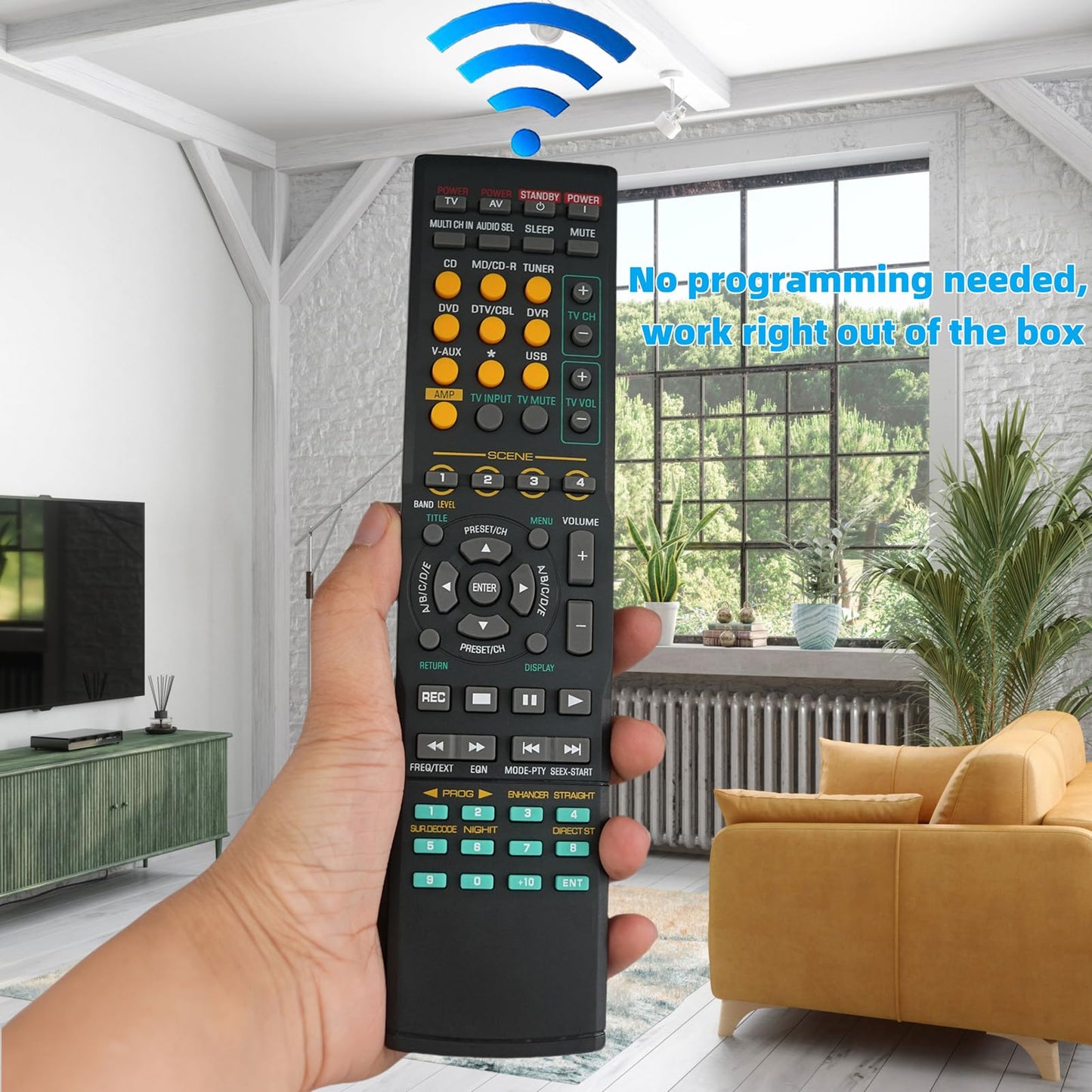 Remote Replacement Control Fit for HTR-5760 HTR5760 HTR5730 RAV229 DSP-Z9 RX-Z9 RAV229 WB679700 YHT-100 for Yamaha AV System