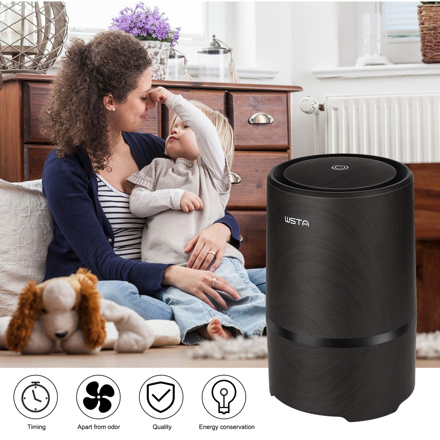 WSTA Portable Small Air Cleaner
