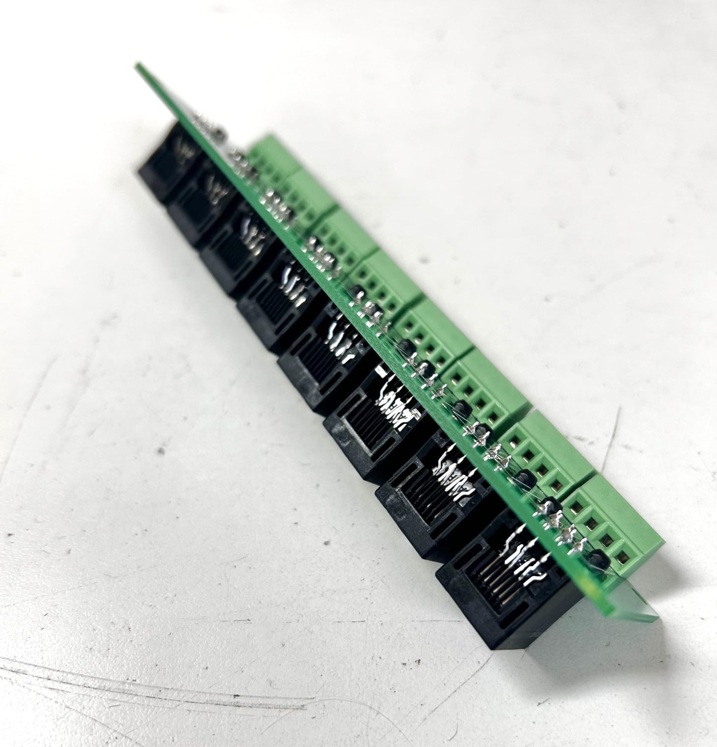 Alzatex Patch Panel Block with 8 RJ11 Ports