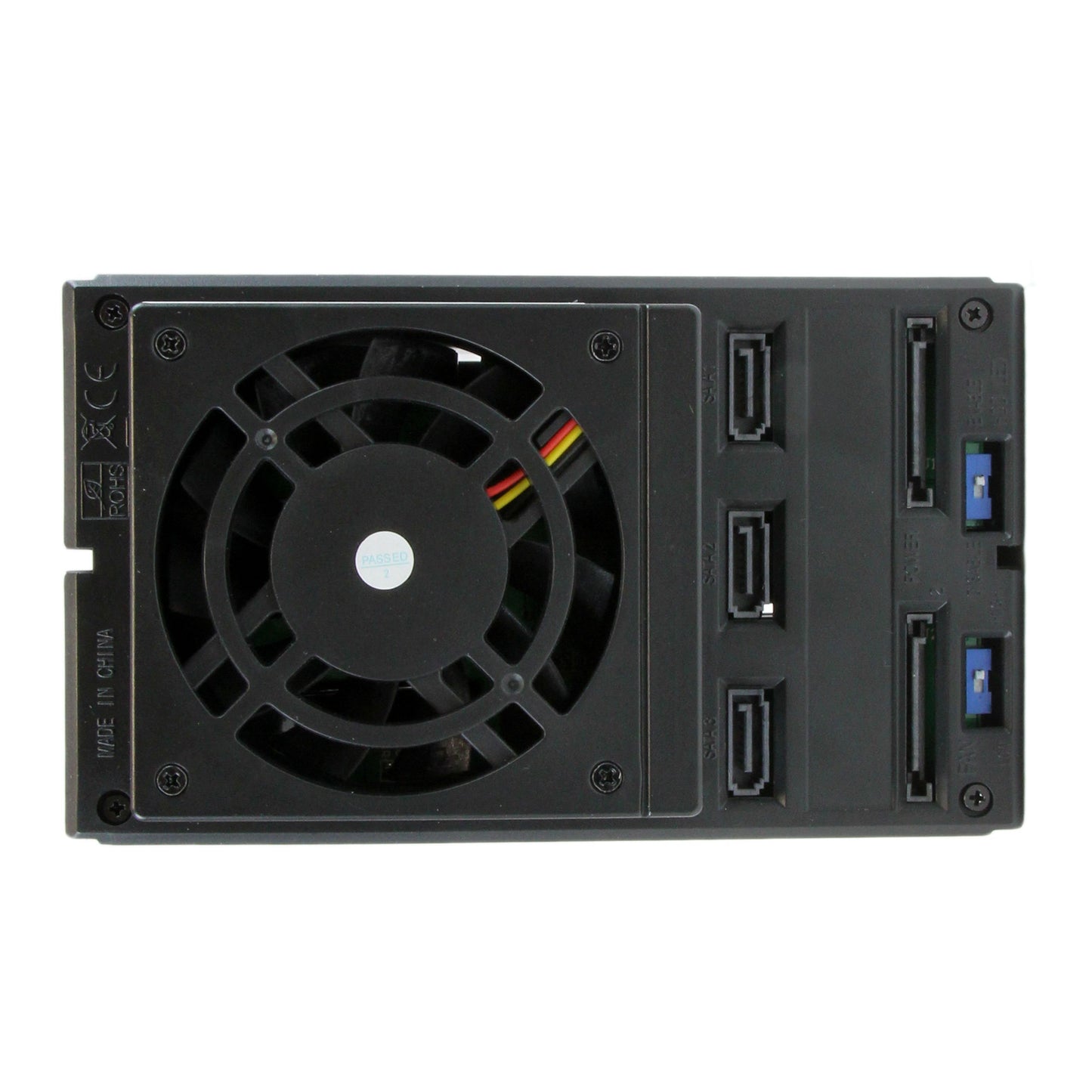 StarTech.com 3-Bay Hot Swap Backplane for 3.5in SAS II/SATA III - 6 Gbps HDD - Aluminum Trayless Mobile Rack Backplane (HSB3SATSASBA),Black