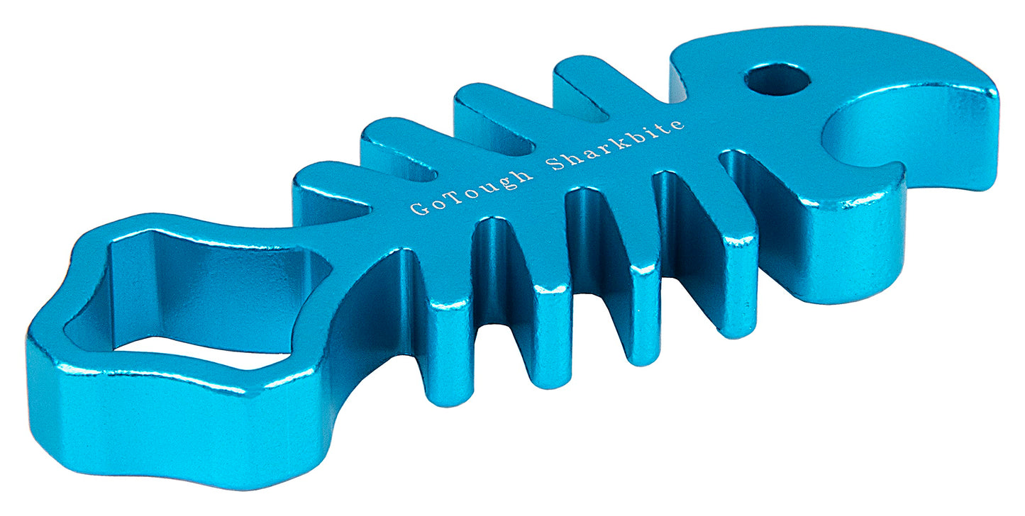 Fotodiox GoTough Sharkbite Blue Metal Wrench with Bottle Opener for Gopro Hero2, Hero3/3+ and Hero4 Mounting Knobs, Adapters, Screws and Bolts