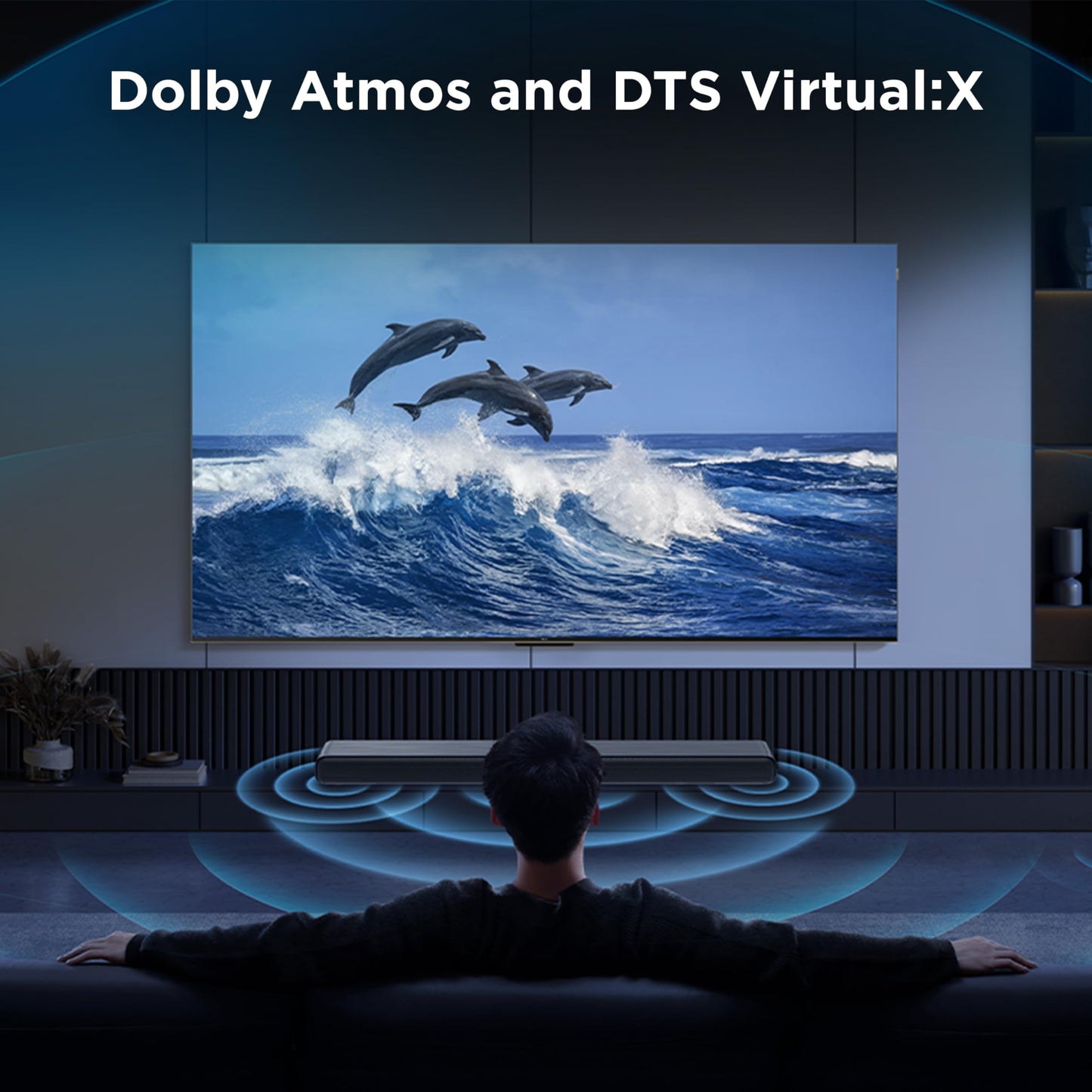 TCL S55H 2.1 Sound Bar with Wireless Subwoofer for Smart TV | Dolby Atmos DTS:X Auto Room Calibration| 220W Power Wireless Bluetooth Home Theater