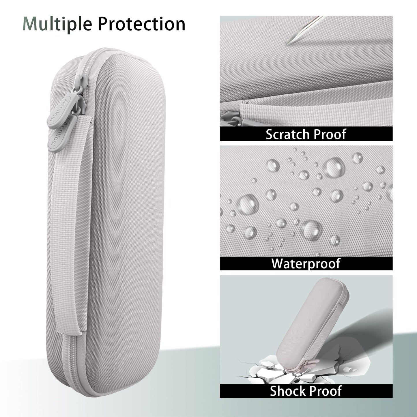 Aenllosi Hard Carrying Case Replacement for Bose New SoundLink Flex 2nd Gen/Bose SoundLink Flex Bluetooth Portable Speaker (White)