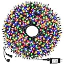 OUTYLTS Christmas String Lights End-to-End Plug 8 Modes 108FT 300 LED IP55 Outdoor Waterproof UL Certificated Indoor Fairy Lights Garden Wedding