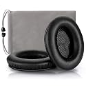Headphones Replacement Ear Pads Cover,for Bose Quietcomfort QC15 QC25 QC35 35 ii Headsets (Black)
