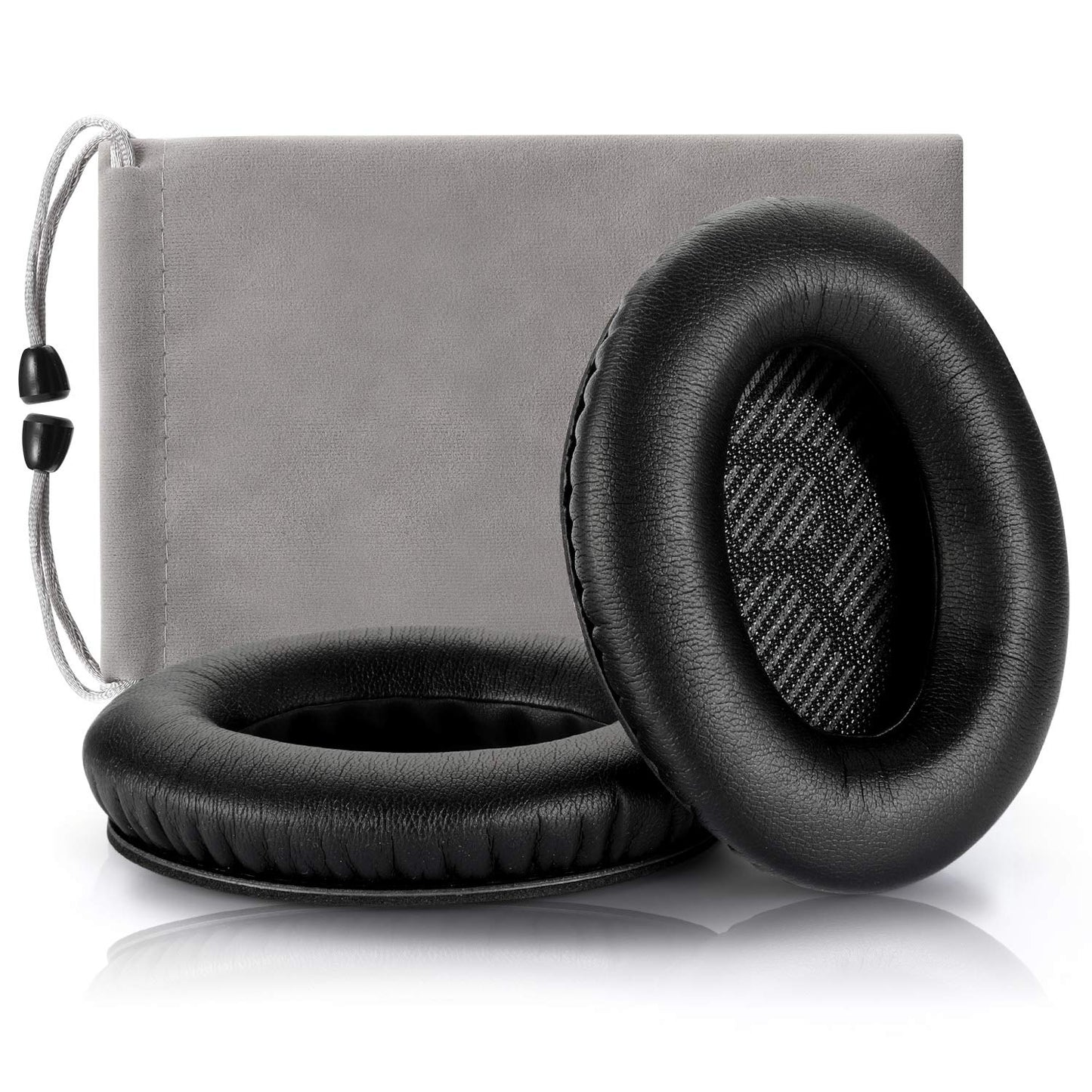 Headphones Replacement Ear Pads Cover,for Bose Quietcomfort QC15 QC25 QC35 35 ii Headsets (Black)