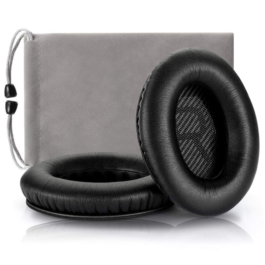 Headphones Replacement Ear Pads Cover,for Bose Quietcomfort QC15 QC25 QC35 35 ii Headsets (Black)