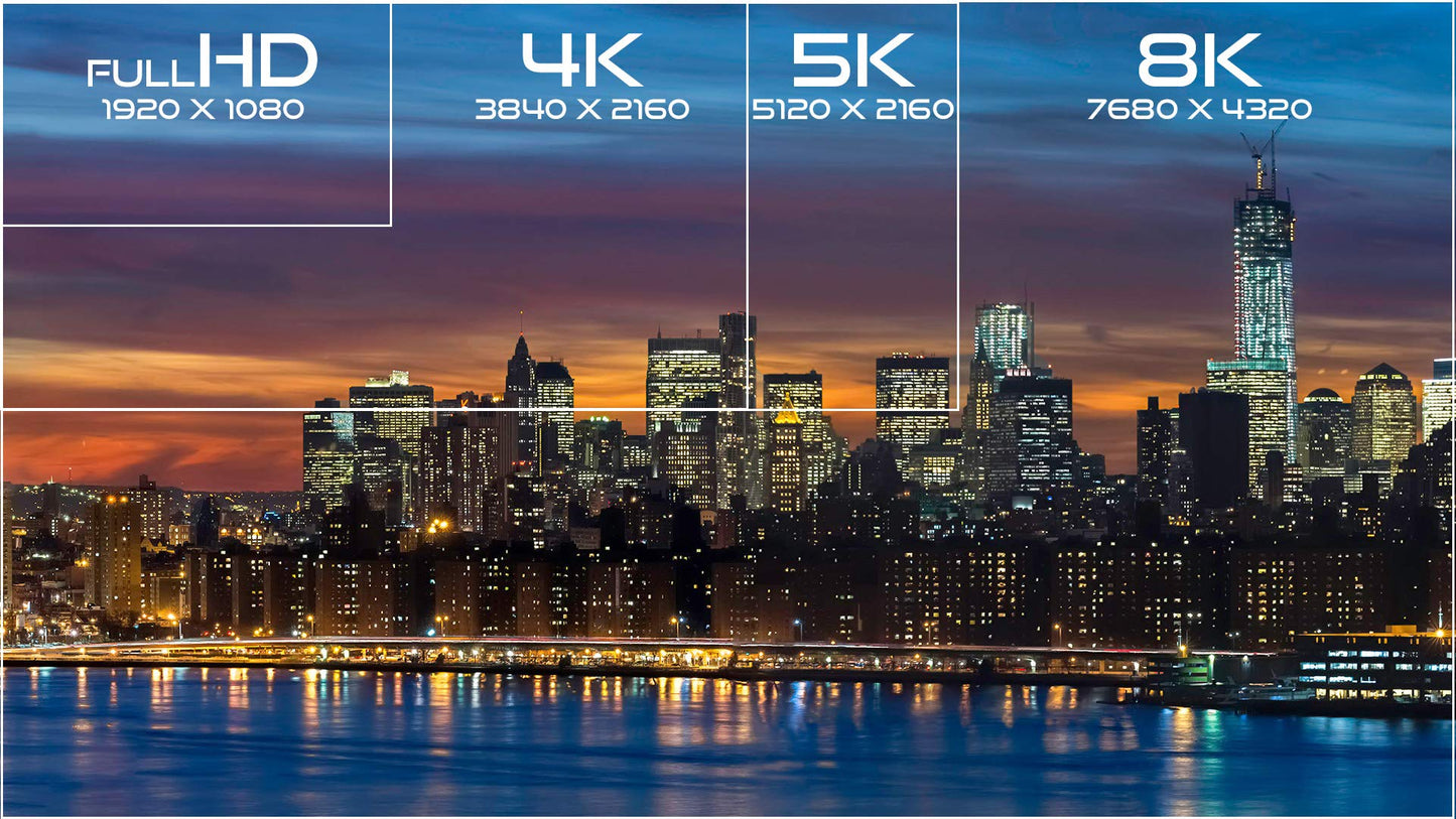 Fusion8K HDMI 2.1 Certified Cable Supports 10K 8K @60Hz and 4K @120Hz Compatible with All TVs, BluRay, Xbox Series X, PS5 (15 Feet)