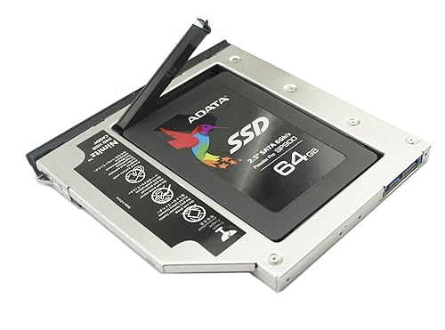 Nimitz 2nd HDD SSD Hard Drive Caddy Adapter Compatible with Dell M2800 Modular Bay