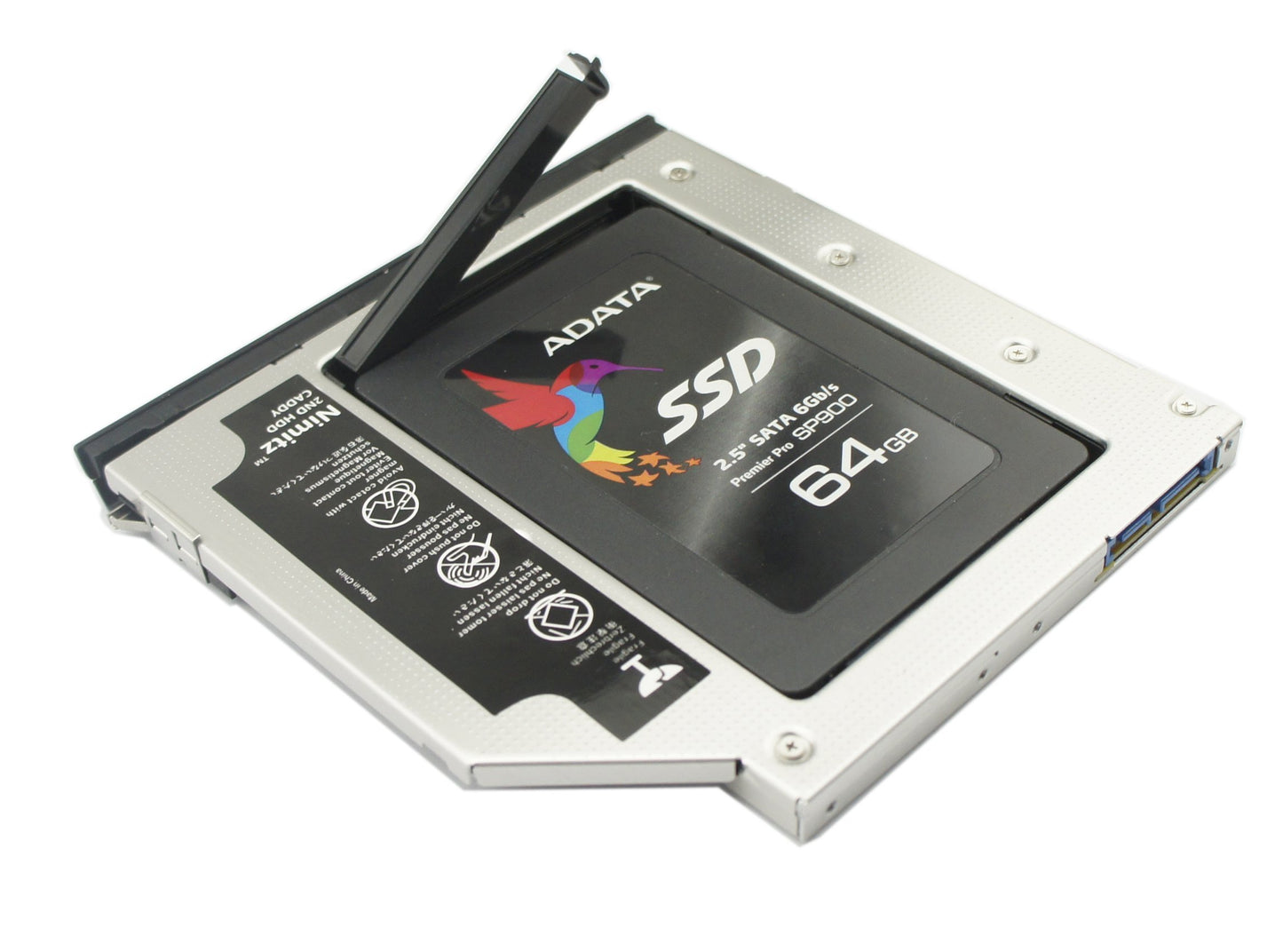 Nimitz 2nd HDD SSD Hard Drive Caddy Adapter Compatible with Dell M2800 Modular Bay