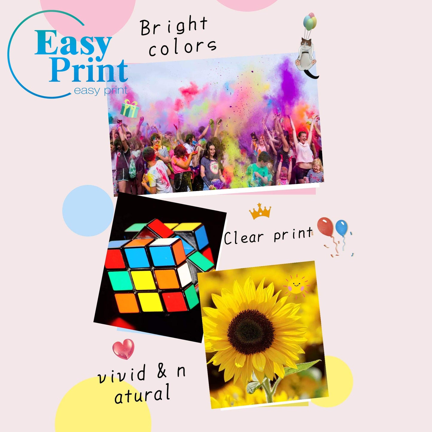 EASYPRINT 3-Cyan Compatible 02 Ink Cartridges Replacement for HP02 HP-02 Used for Photo Smart C6280 C7280 8250 D7460 C8180 C6250 Printers