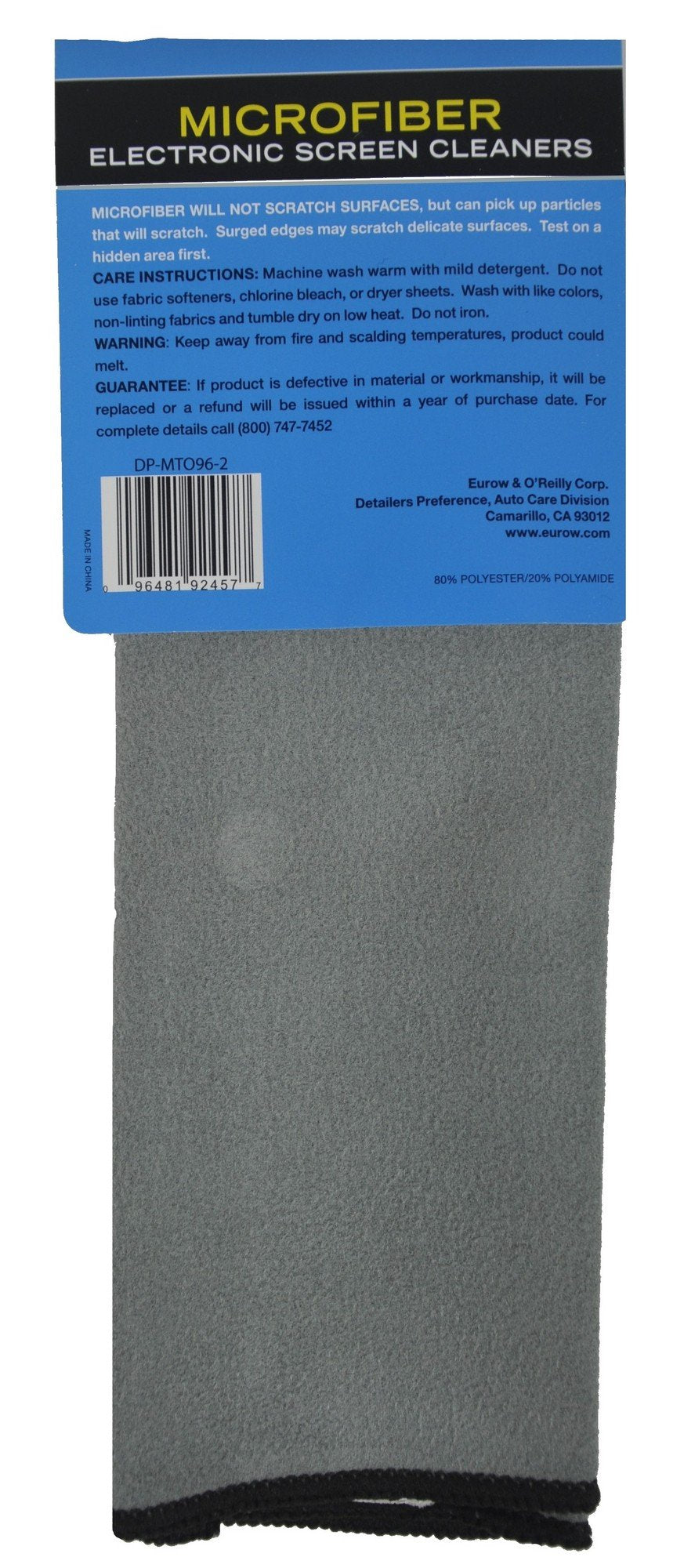 Eurow Microfiber Screen & Lens Cleaning Cloths, Streak-Free, Lint-Free Wipes for Phones, Tablets, Laptops, TVs, Eyeglasses & Camera Lenses, Soft