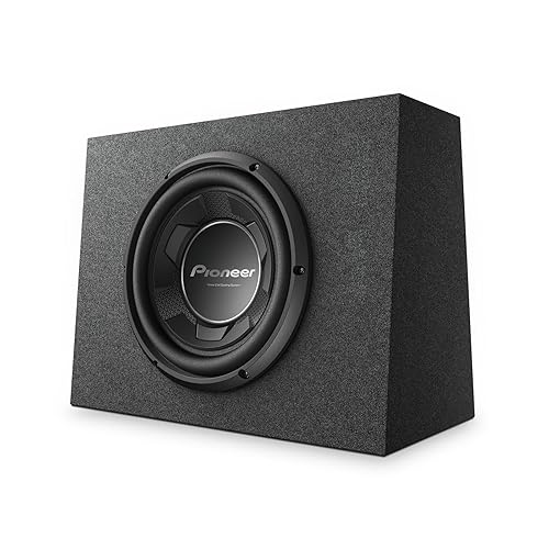 Pioneer TS-WX106B 10” Speakers - 1100W Max, Pre-Loaded, Easy Installation, Enclosure Included