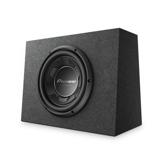 Pioneer TS-WX106B 10” Speakers - 1100W Max, Pre-Loaded, Easy Installation, Enclosure Included