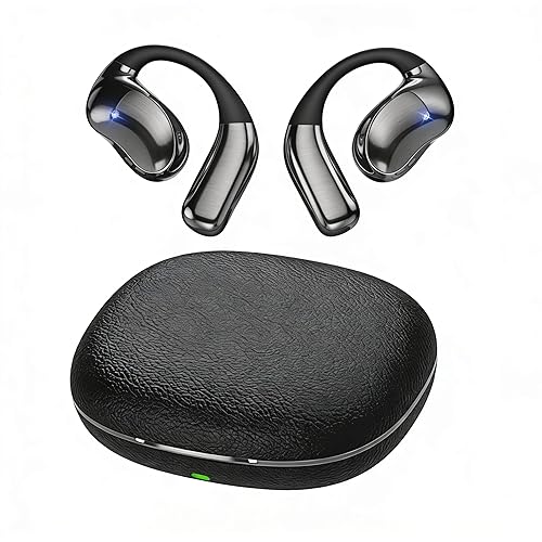 CYBERDRIVE Sleep Earbuds Side Sleepers Open Ear Wireless Earbuds 60+ Hrs Playtime Hi-Res Stereo Sound Headphones Ear Buds with Earhooks Sports…