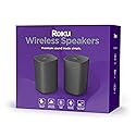Roku Wireless Speakers - Set of 2 (Pack of 1) - Compatible with Roku TV, Streambar, and Streambar Pro (SE is not compatible)