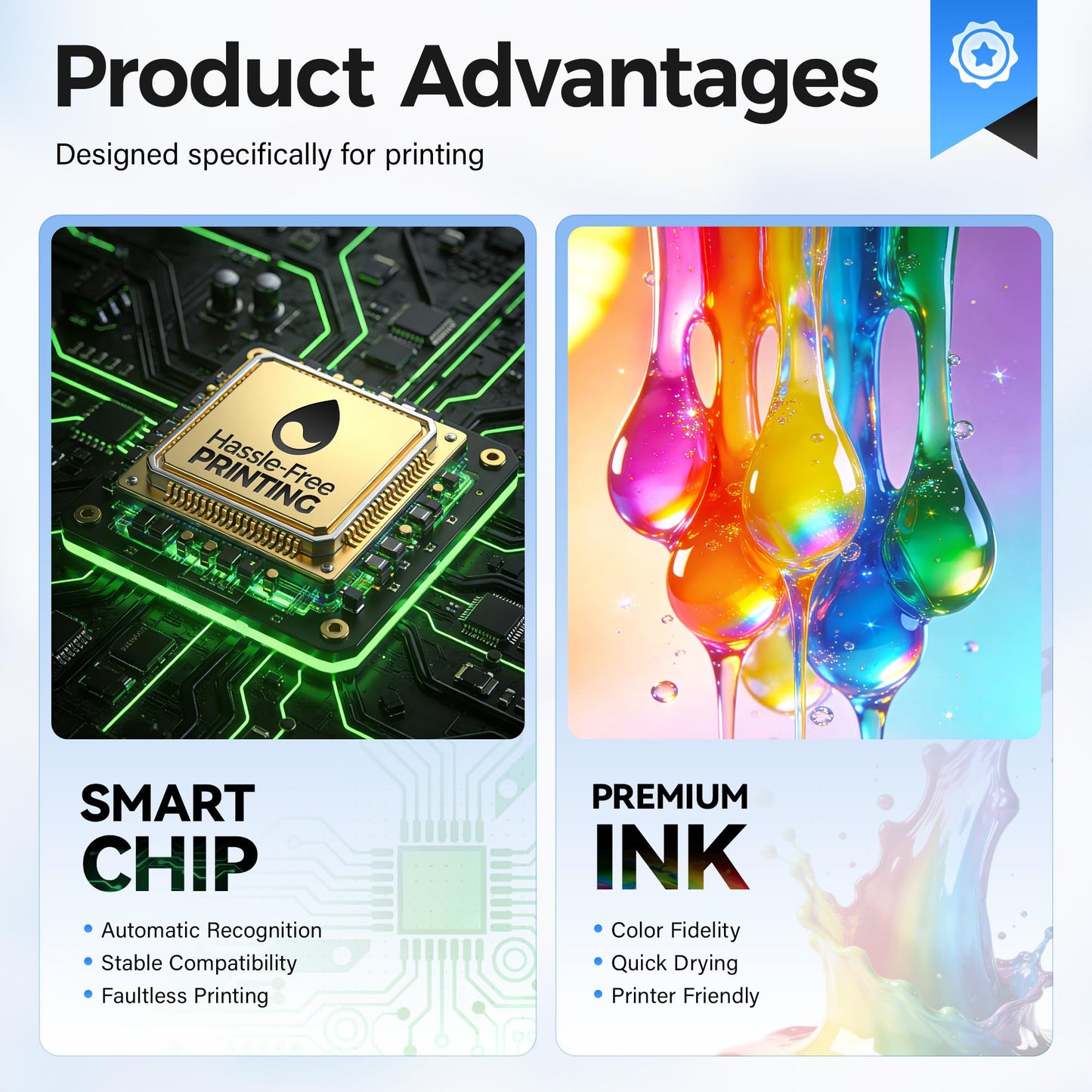 923 923e Ink Cartridges with chip 4-Pack High Yield Replacement for HP 923 923e 923XL Ink Compatible for HP OfficeJet Pro 8135e 8138e 8139e 8122e 8120
