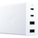 Razer USB-C 130W GaN Charger: 4 Ports - Super Fast Charging for Laptops, MacBook, iPad, iPhone, Samsung Galaxy - Charge Multiple Devices - Compact