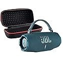JBL Charge 6 Portable Bluetooth Speaker (Blue) | IP68 Waterproof, DustProof, and DropProof, Outdoor Wireless Audio |28Hrs Playtime + Travel Case