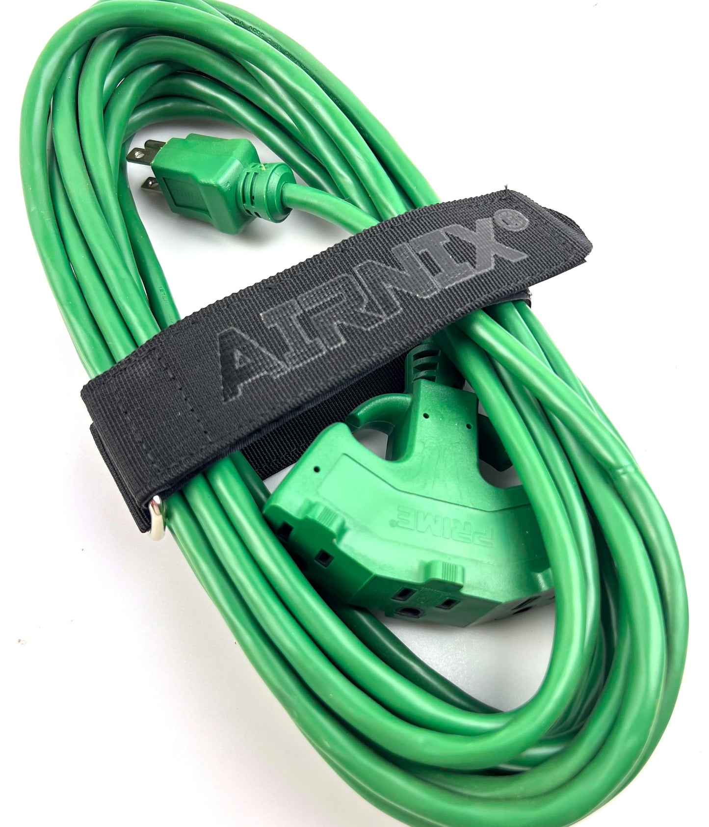 AIRNIX 4pc 18" x 1.5" (13” useable) Nylon Webbing Hook and Loop Cinch Straps with Metal Buckle, Reusable Fastening, Securing, Cable Straps