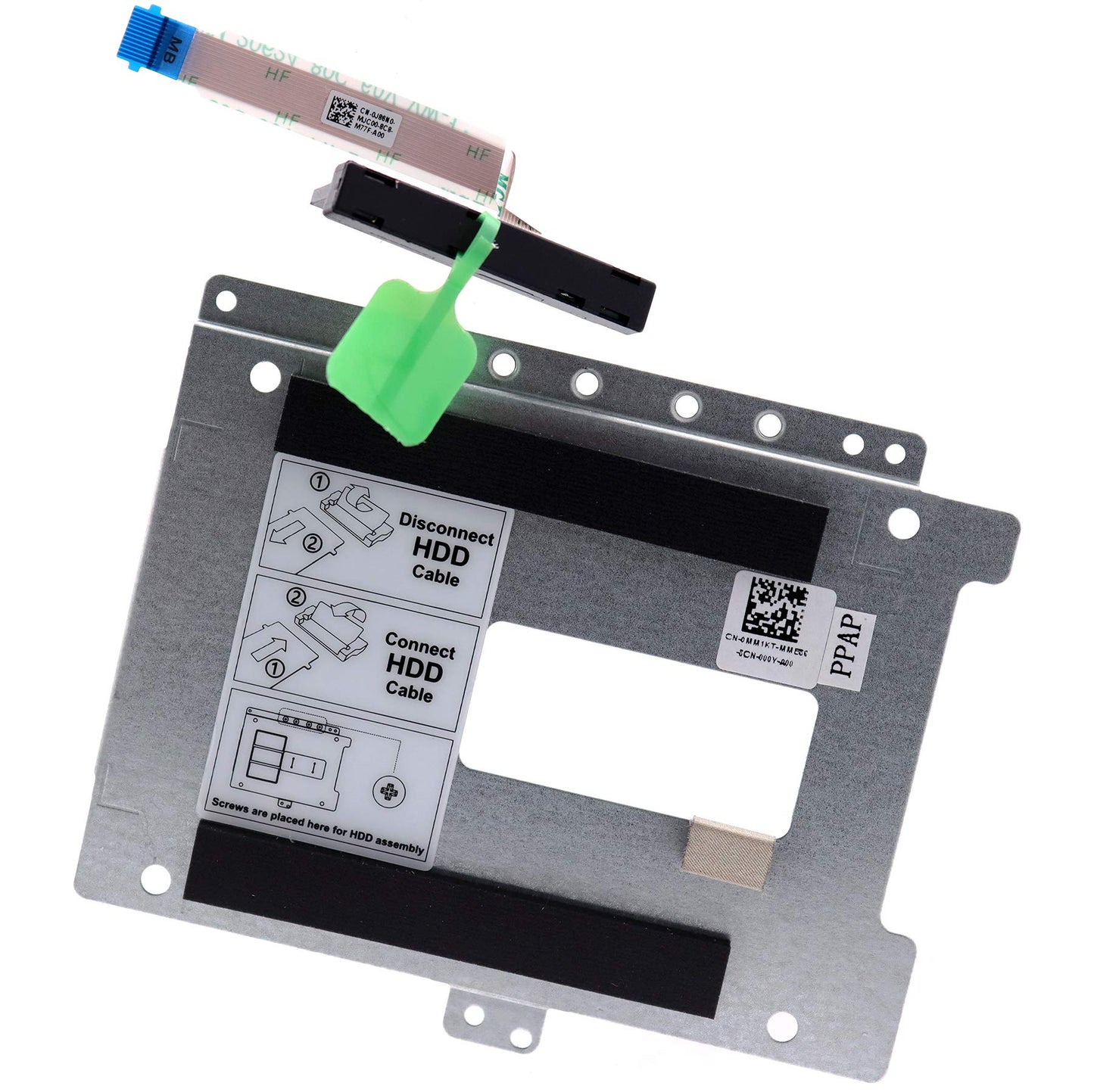Deal4GO SATA Hard Drive Cable J86N0 0J86N0 w/ 2.5" HDD Caddy Bracket MM1KT 0MM1KT Replacement for Dell G5 15 5590 G7 17 7790 7590