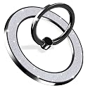 Pikabo Magnetic Phone Ring Holder for MagSafe, Glitter Phone Grip Stand with 360° Rotation Finger Ring Kickstand Compatible with iPhone MagSafe