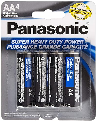Panasonic jghv 48 Pack Super Heavy Duty AA Batteries Retail Packaging