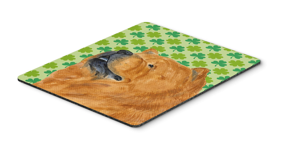 Caroline's Treasures SS4433MP Chow Chow St. Patrick's Day Shamrock Portrait Mouse Pad, Hot Pad or Trivet for Home Office Gaming Working Computers