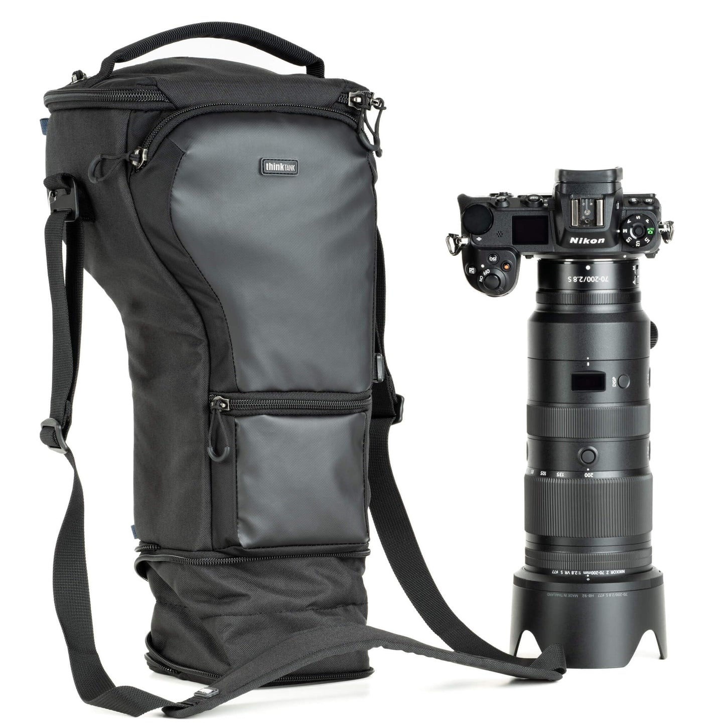 Think Tank Digital Holster 30 V3 Camera Bag Only for Standard-size Mirrorless Camera Body with 70-200mm f/2.8 Lens Attached
