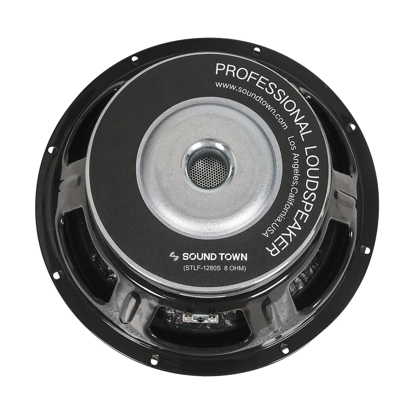 Sound Town 12” 350W Steel Frame Raw Subwoofer (Low Frequency Driver) w/ 3" Voice Coil, 80 oz Magnet, Replacement Woofer for PA/DJ Speaker, Subwoofer