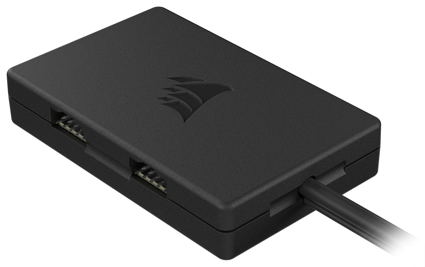Corsair Internal 4-Port USB 2.0 Hub - 4X 9-Pin USB 2.0 Ports - Easy Magnetic Installation - Compatible with Most Intel® and AMD® Motherboards - Black