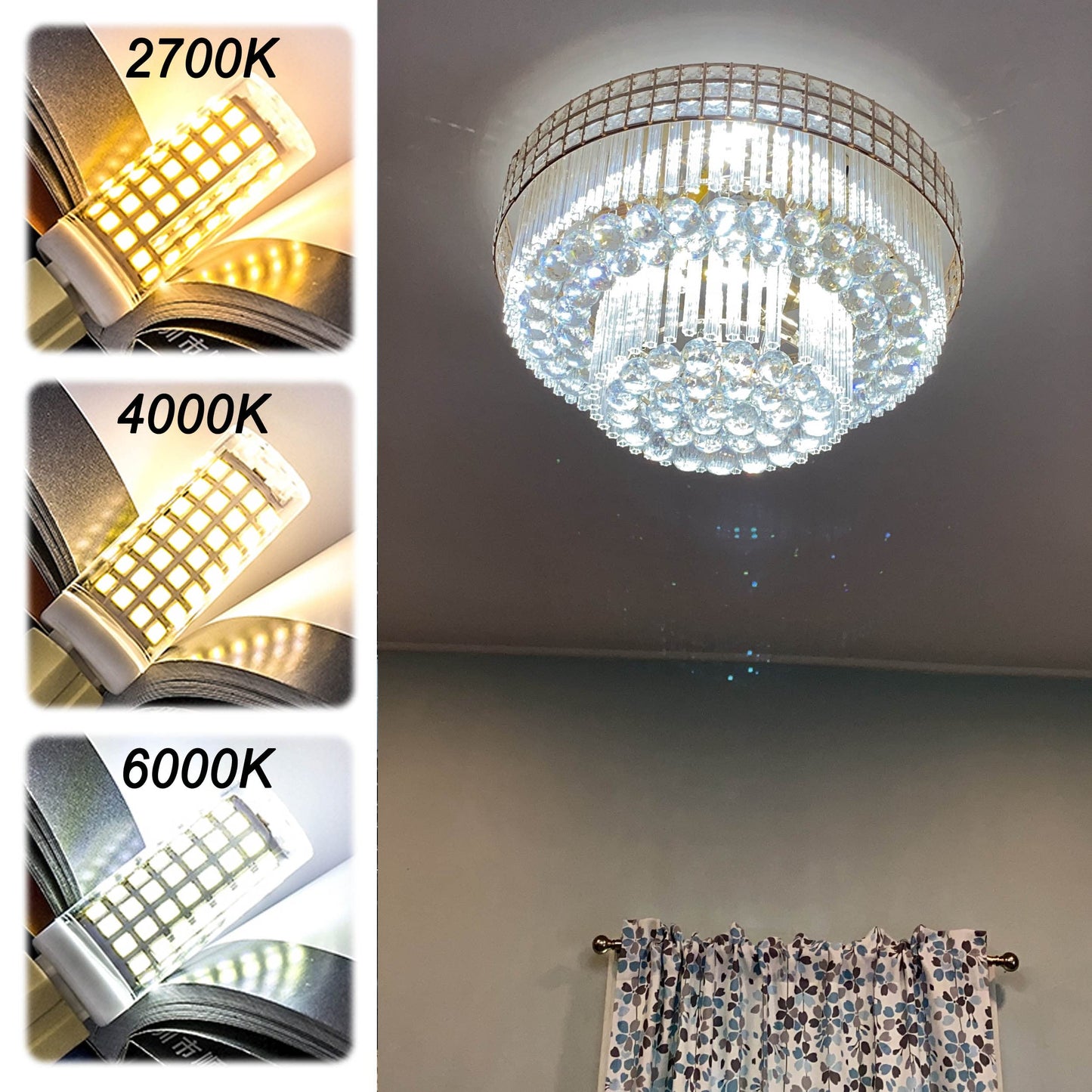 ALIDE E14 LED Bulbs European Base Equal 40 Watt Candelabra Bulbs 6000K