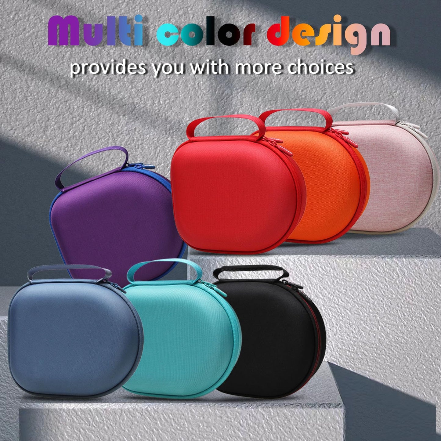Headphone Headset Case Compatible with Audio-Technica ATH-M20x/JBL/Raycon/Soundcore Anker/Sony/Beats/JLab/TOZO/Logitech/BERIBES/KVIDIO Headphones
