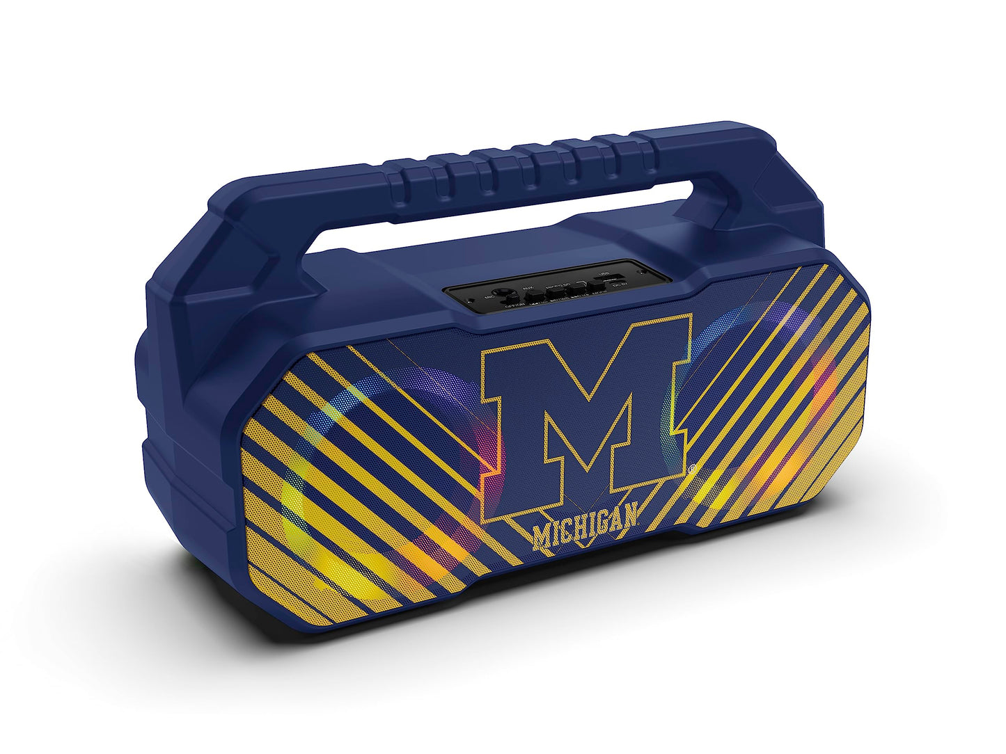 SOAR NCAA Wireless Boombox Speaker, Michigan Wolverines