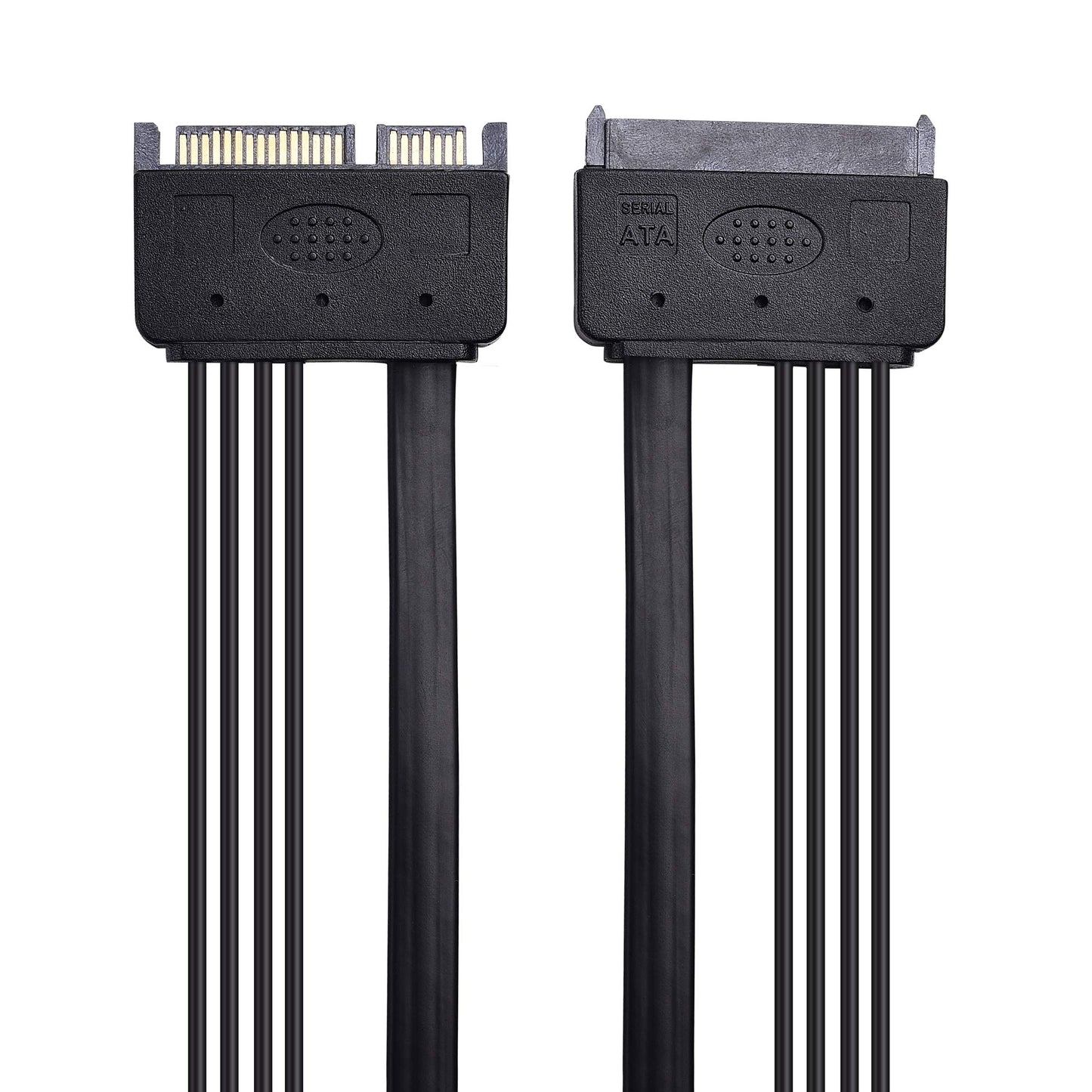 Cable Matters 2-Pack 22-Pin Power and Data SATA Extension Cable - 20 Inches